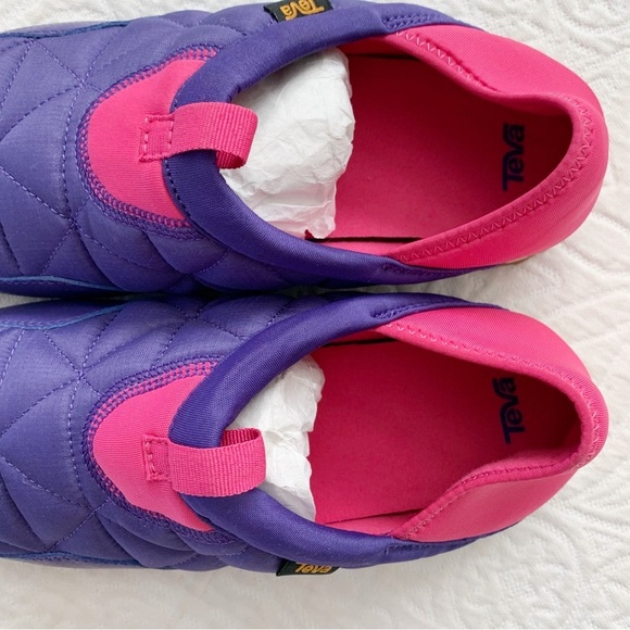 Teva Kids' Ember Moc Slip On Slipper Shoes, Ultraviolet - Picture 3 of 8